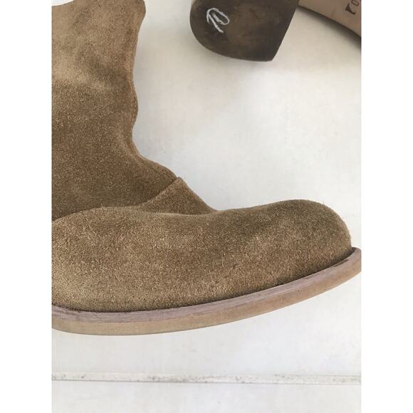 Cordani Suede Slip On Side Snap Ankle Boots Italy - Picture 4 of 12